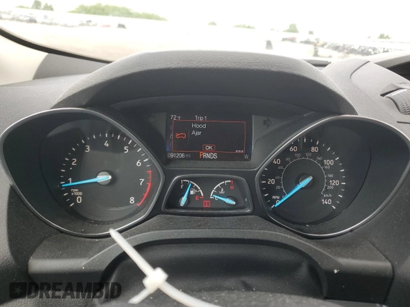 2018 Ford Escape S with VIN 1FMCU0F78JUC31174, listed as a Copart auction lot 56545845 with 91,206 mi miles and Salvage title. Bid and sale history available at DreamBid. Image 9.