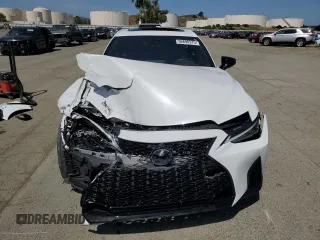 2024 Lexus IS 350 F Sport with VIN JTHGZ1B24R5075808, listed as a Copart auction lot 56890975 with 8,781 mi miles and Salvage title. Bid and sale history available at DreamBid. Image 5.