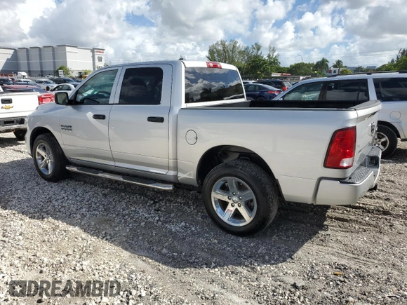 2017 Ram 1500 Express with VIN 1C6RR7KG2HS732427, listed as a Copart auction lot 77602404 with 105,715 mi miles and Salvage title. Bid and sale history available at DreamBid. Image 2.