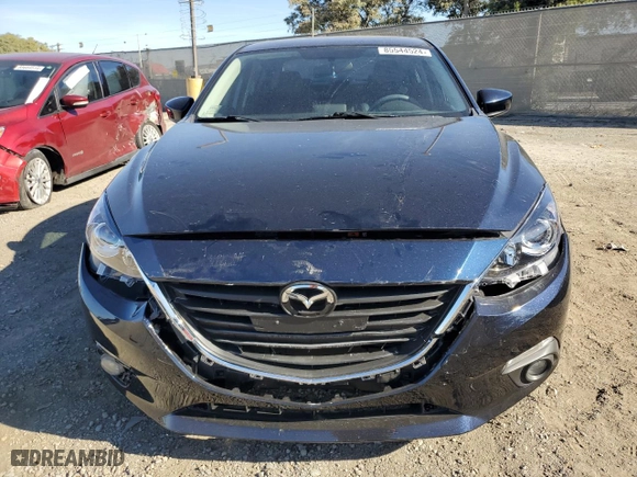 2015 Mazda Mazda3 i Grand Touring with VIN JM1BM1W77F1260745, listed as a Copart auction lot 85544524 with NaN miles and Salvage Title. Bid and sale history available at carsss.com. Image 5.