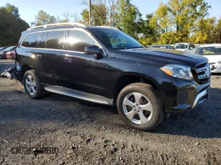 2017 Mercedes-Benz GLS with VIN 4JGDF6EE3HA806312, listed as a Copart auction lot 70647593 with 47,418 mi miles. Bid and sale history available at carsss.com. Image 4.