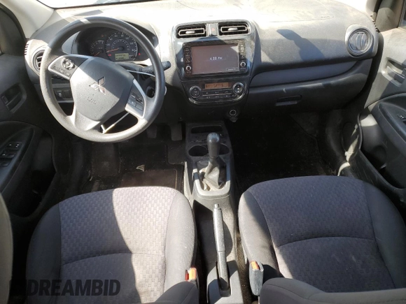 2020 Mitsubishi Mirage ES z VIN ML32A3HJ1LH003969, wystawiony jako Copart lot #58267865 z przebiegiem 89 887 mil mil oraz Szkoda całkowita • Salvage title. Historia ofert i sprzedaży dostępna na DreamBid. Obrazek 8.