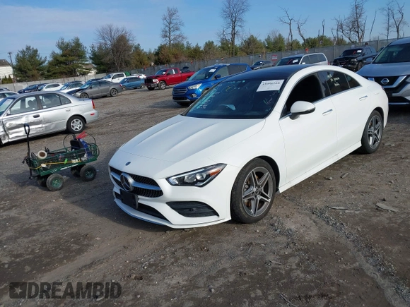 2022 Mercedes-Benz CLA 250 with VIN W1K5J4HB2NN317049, listed as a IAAI auction lot 41056166 with 8,843 mi miles and . Bid and sale history available at DreamBid. Image 20.