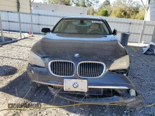 2011 BMW 7 Series 740Li with VIN WBAKB4C5XBC574198, listed as a Copart auction lot 81507884 with 158,437 mi miles and Salvage title. Bid and sale history available at DreamBid. Image 5.