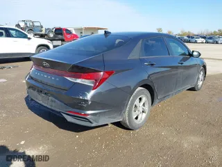 2021 Hyundai Elantra SE with VIN 5NPLL4AG2MH047465, listed as a IAAI auction lot 40949209 with 1 mi miles. Bid and sale history available at carsss.com. Image 4.