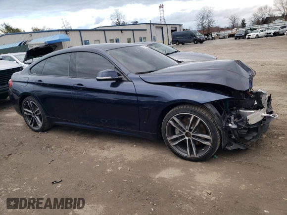 2019 BMW 4 Series 440i xDrive with VIN WBA4J7C54KBM76593, listed as a Copart auction lot 80133444 with 50,030 mi miles and Salvage Title. Bid and sale history available at carsss.com. Image 4.