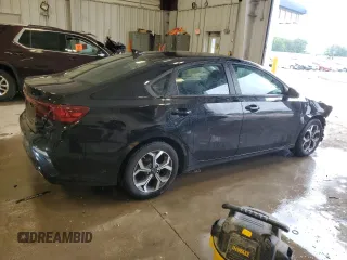 2021 Kia Forte LXS with VIN 3KPF24AD6ME391617, listed as a Copart auction lot 61461165 with 61,272 mi miles and Salvage title. Bid and sale history available at DreamBid. Image 3.