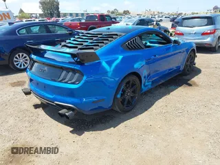 2020 Ford Mustang EcoBoost with VIN 1FA6P8TH3L5133922, listed as a IAAI auction lot 42152718 with 49,809 mi miles. Bid and sale history available at carsss.com. Image 4.
