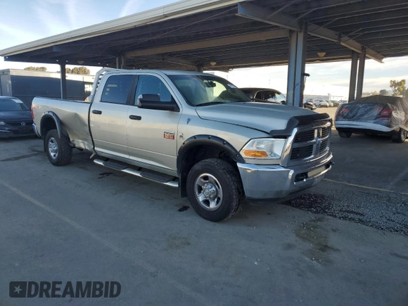 2010 Dodge Ram 2500 SLT with VIN 3D7UT2CL0AG181176, listed as a Copart auction lot 46185755 with 209,126 mi miles and Salvage Title. Bid and sale history available at carsss.com. Image 4.