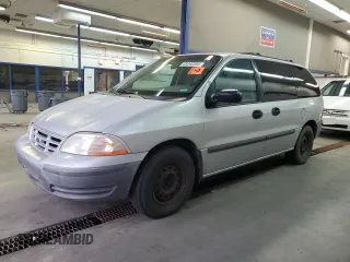 2000 Ford Windstar LX with VIN 2FMZA5149YBA21339, listed as a Copart auction lot 83040384 with 136,958 mi miles and Clean Title. Bid and sale history available at carsss.com. Image 1.