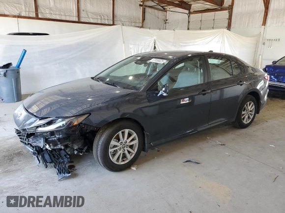 2025 Toyota Camry LE с VIN 4T1DBADK2SU520687, выставлен на аукционе Copart как лот 57659525 с пробегом 9 159 миль миль и Списание • Salvage title. История ставок и продаж доступна на DreamBid. Изображение 1.