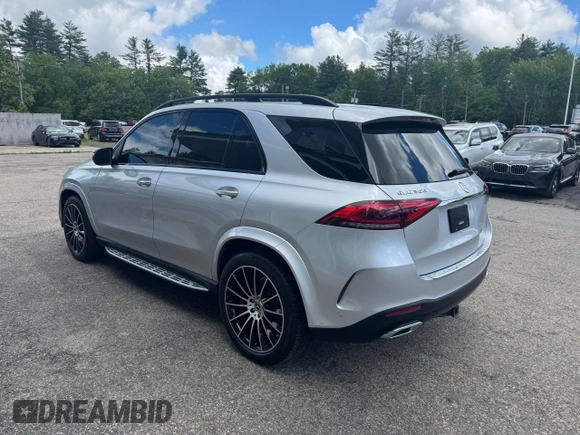 2021 Mercedes-Benz GLE 350 with VIN 4JGFB4JB7MA451823, listed as a Copart auction lot 59420345 with 91,878 mi miles and Clean title. Bid and sale history available at DreamBid. Image 3.