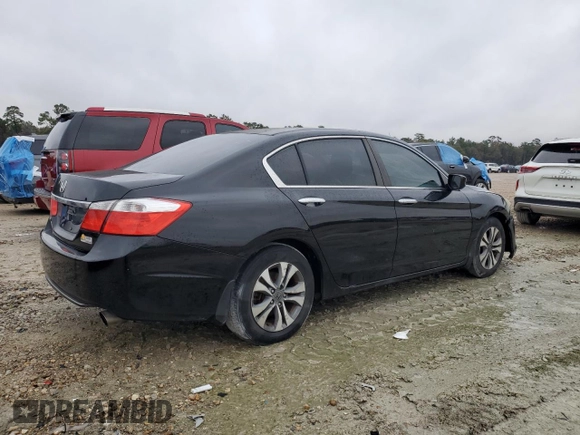 2015 Honda Accord Sedan LX with VIN 1HGCR2F38FA267536, listed as a Copart auction lot 89186855 with 145,788 mi miles and Clean Title. Bid and sale history available at carsss.com. Image 3.