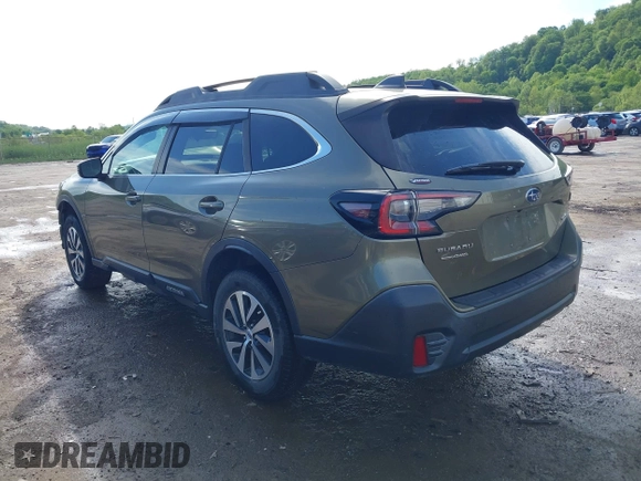 2020 Subaru Outback Premium with VIN 4S4BTACC1L3224596, listed as a IAAI auction lot 42187988 with 59,604 mi miles and . Bid and sale history available at DreamBid. Image 3.