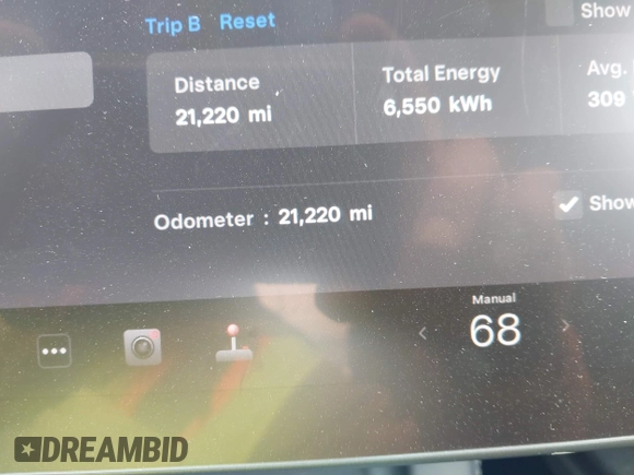 2024 Tesla Model Y с VIN 7SAYGDED5RF093696, выставлен на аукционе IAAI как лот 42061020 с пробегом 21 220 миль миль и . История ставок и продаж доступна на DreamBid. Изображение 7.