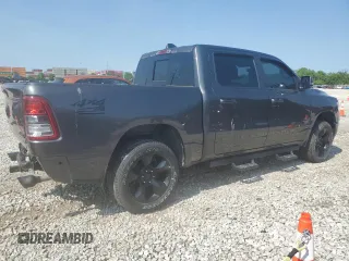 2020 Ram 1500 Big Horn with VIN 1C6SRFFT7LN103207, listed as a Copart auction lot 55208895 with 71,610 mi miles and Salvage title. Bid and sale history available at DreamBid. Image 3.