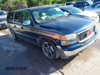 2001 GMC Yukon XL SLT z VIN 3GKEC16T11G131962, wystawiony jako IAAI lot #42229431 z przebiegiem 232 047 mil mil oraz . Historia ofert i sprzedaży dostępna na DreamBid. Obrazek 1.