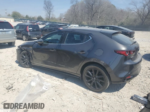 2023 Mazda 3 2.5 S Premium with VIN JM1BPAMM1P1601266, listed as a Copart auction lot 55724825 with 29,697 mi miles and Salvage Title. Bid and sale history available at carsss.com. Image 2.