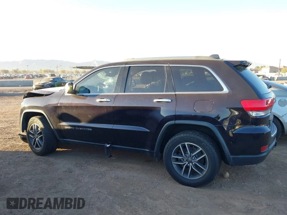 2019 Jeep Grand Cherokee Limited z VIN 1C4RJEBG6KC584109, wystawiony jako IAAI lot #41503454 z przebiegiem 52 318 mil mil oraz . Historia ofert i sprzedaży dostępna na DreamBid. Obrazek 14.