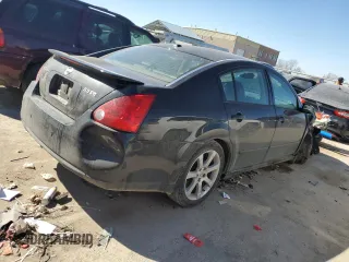 2008 Nissan Maxima 3.5 SE with VIN 1N4BA41E88C811469, listed as a Copart auction lot 47457975 with 138,306 mi miles and Salvage Title. Bid and sale history available at carsss.com. Image 3.