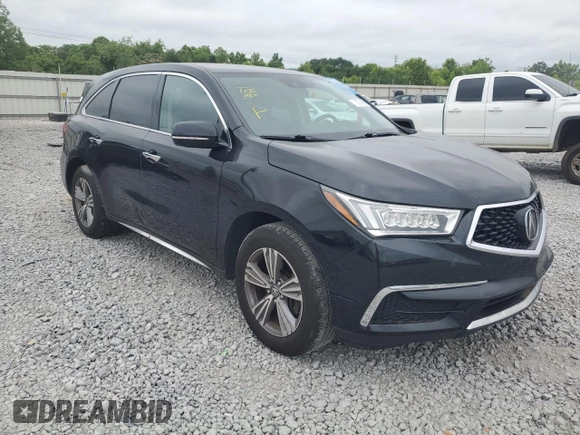 2020 Acura MDX with VIN 5J8YD4H33LL045533, listed as a Copart auction lot 59748405 with 41,649 mi miles and Salvage title. Bid and sale history available at DreamBid. Image 4.