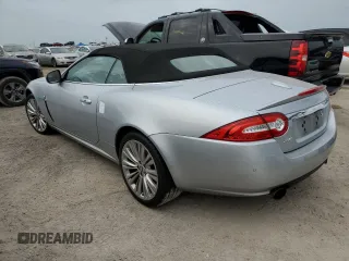 2010 Jaguar XK with VIN SAJWA4GB7ALB35518, listed as a Copart auction lot 74672434 with 0 mi miles and Salvage Title. Bid and sale history available at carsss.com. Image 2.