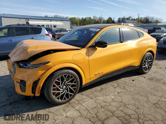 2021 Ford Mustang Mach-E GT z VIN 3FMTK4SX6MME02256, wystawiony jako Copart lot #54113365 z przebiegiem 6 194 mil mil oraz Szkoda całkowita • Salvage title. Historia ofert i sprzedaży dostępna na DreamBid. Obrazek 1.