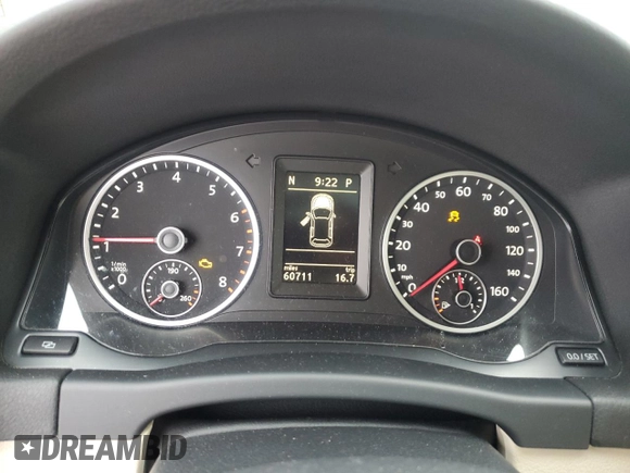 2012 Volkswagen Tiguan LE z VIN WVGAV7AX2CW004641, wystawiony jako Copart lot #44508485 z przebiegiem 60 711 mil mil oraz Szkoda całkowita • Salvage title. Historia ofert i sprzedaży dostępna na DreamBid. Obrazek 9.
