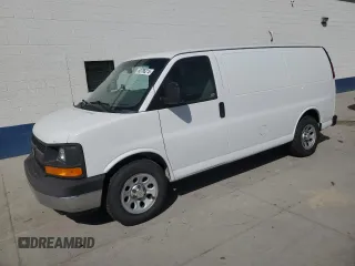 2013 Chevrolet Express Cargo Van with VIN 1GCSGAFX0D1135297, listed as a Copart auction lot 53786215 with 306,270 mi miles and Clean Title. Bid and sale history available at carsss.com. Image 1.