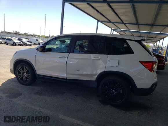 2019 Honda Passport Sport with VIN 5FNYF7H23KB005357, listed as a Copart auction lot 62219045 with 52,384 mi miles and Salvage title. Bid and sale history available at DreamBid. Image 2.