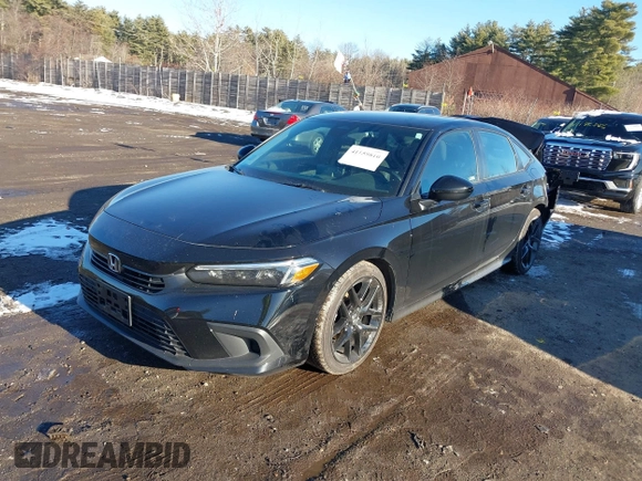 2023 Honda Civic Sedan Sport with VIN 2HGFE2F58PH508539, listed as a IAAI auction lot 41159810 with 64,294 mi miles. Bid and sale history available at carsss.com. Image 2.