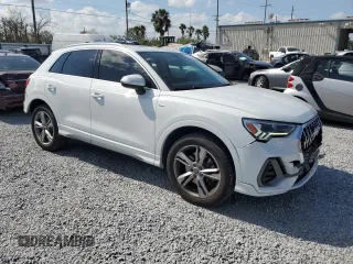 2019 Audi Q3 S line Premium Plus with VIN WA1EECF33K1071226, listed as a Copart auction lot 44584645 with 66,610 mi miles and Non Repairable. Bid and sale history available at carsss.com. Image 4.