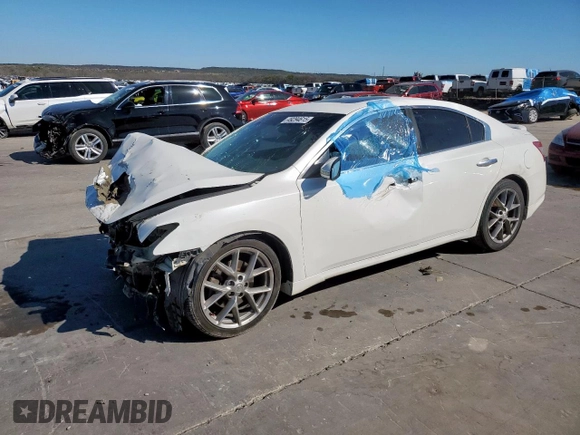 2011 Nissan Maxima SV with VIN 1N4AA5APXBC855595, listed as a Copart auction lot 49294615 with Not Provided miles and Salvage Title. Bid and sale history available at DreamBid. Image 1.