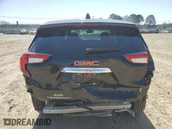 2022 GMC Terrain SLE with VIN 3GKALMEV9NL302103, listed as a Copart auction lot 48668425 with 21,064 mi miles and Salvage Title. Bid and sale history available at carsss.com. Image 6.
