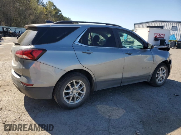 2023 Chevrolet Equinox LT with VIN 3GNAXKEG0PS141159, listed as a Copart auction lot 50070095 with 45,511 mi miles and Salvage Title. Bid and sale history available at carsss.com. Image 3.