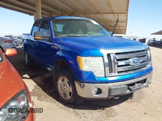 2010 Ford F-150 XL with VIN 1FTFW1EV3AKE77014, listed as a IAAI auction lot 41751214 with 257,170 mi miles. Bid and sale history available at carsss.com. Image 1.