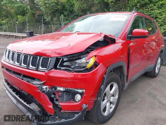 2018 Jeep Compass Latitude with VIN 3C4NJDBB9JT160925, listed as a IAAI auction lot 42301928 with 327,387 mi miles and . Bid and sale history available at DreamBid. Image 17.