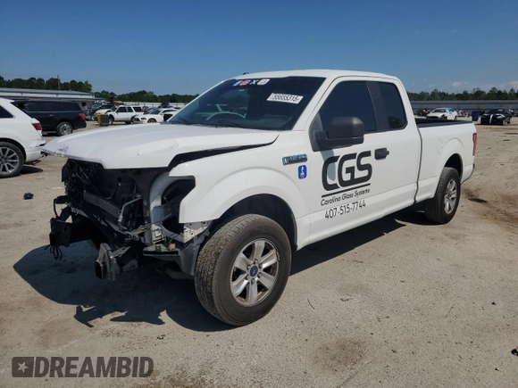 2015 Ford F-150 XL z VIN 1FTEX1C84FFD10974, wystawiony jako Copart lot #55655315 z przebiegiem 104 256 mil mil oraz Szkoda całkowita • Salvage title. Historia ofert i sprzedaży dostępna na DreamBid. Obrazek 1.