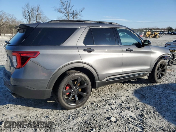 2023 Ford Explorer ST with VIN 1FM5K8GCXPGB80518, listed as a Copart auction lot 49319805 with 4,171 mi miles and Salvage Title. Bid and sale history available at carsss.com. Image 3.