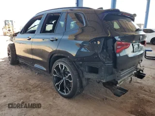 2020 BMW X3 M Competition with VIN 5YMTS0C0XL9B25357, listed as a Copart auction lot 62600425 with 48,810 mi miles and Salvage title. Bid and sale history available at DreamBid. Image 2.