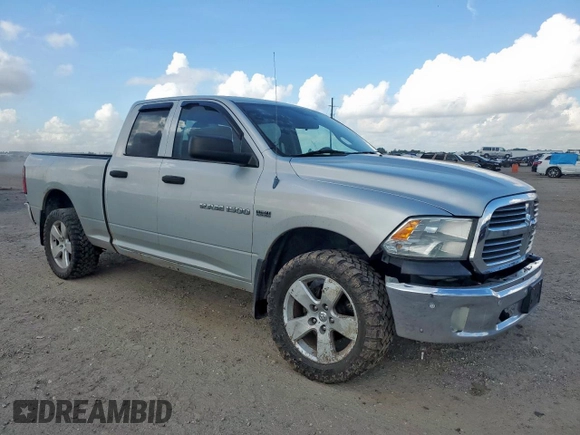 2012 Ram 1500 Express with VIN 1C6RD7FT4CS342153, listed as a Copart auction lot 62348175 with 151,528 mi miles and Salvage title. Bid and sale history available at DreamBid. Image 4.