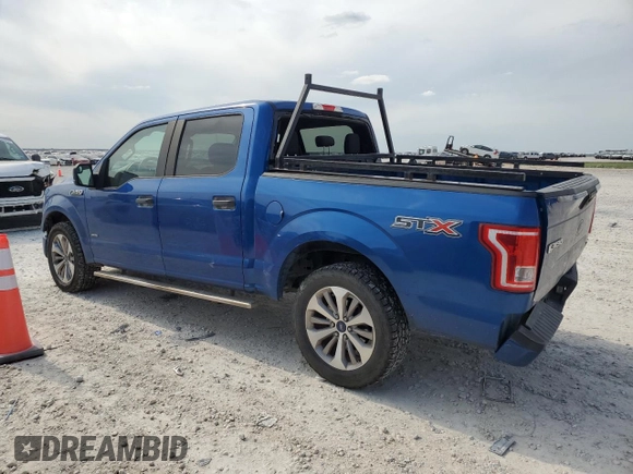 2017 Ford F-150 XL with VIN 1FTEW1CP9HKE14736, listed as a Copart auction lot 53297785 with 195,991 mi miles and Salvage Title. Bid and sale history available at carsss.com. Image 2.