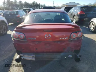 2004 Mazda RX-8 with VIN JM1FE173240116713, listed as a Copart auction lot 87615985 with 118,093 mi miles and Salvage Title. Bid and sale history available at carsss.com. Image 6.
