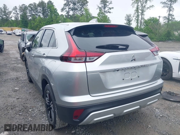 2024 Mitsubishi Eclipse Cross SE with VIN JA4ATWAA2RZ043201, listed as a IAAI auction lot 42103586 with 24,968 mi miles and . Bid and sale history available at DreamBid. Image 3.