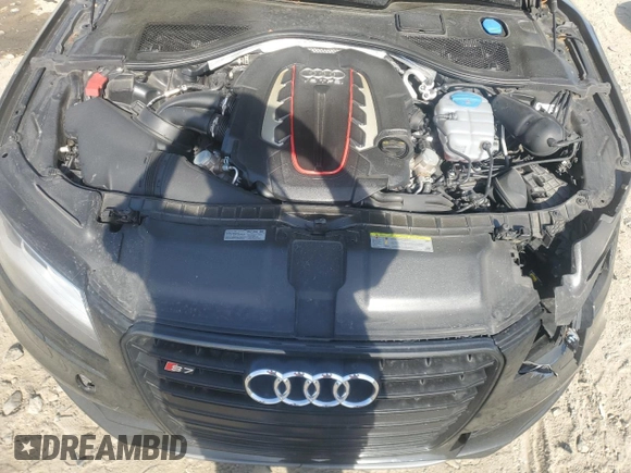 2014 Audi S7 Prestige with VIN WAUW2AFC4EN077425, listed as a Copart auction lot 53777755 with 136,062 mi miles and Salvage Title. Bid and sale history available at carsss.com. Image 11.