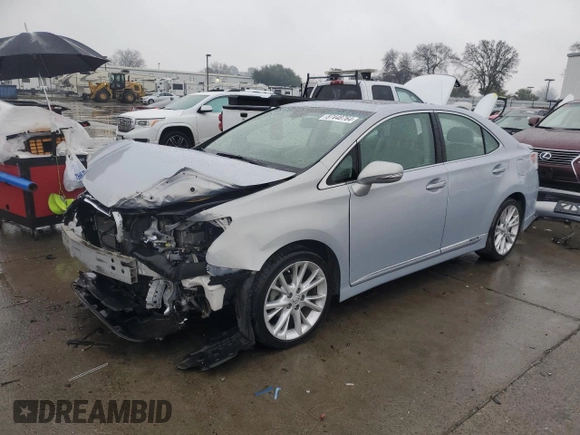 2010 Lexus HS 250h with VIN JTHBB1BAXA2003202, listed as a Copart auction lot 87448764 with 60,974 mi miles and Salvage Title. Bid and sale history available at DreamBid. Image 1.