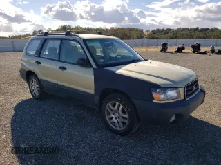 2003 Subaru Forester X with VIN JF1SG63643H749063, listed as a Copart auction lot 77862214 with 155,077 mi miles and Salvage Title. Bid and sale history available at carsss.com. Image 4.