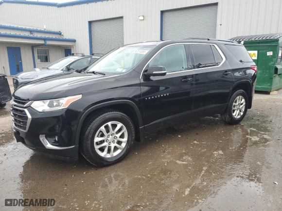 2019 Chevrolet Traverse LT Cloth with VIN 1GNEVGKW8KJ217365, listed as a Copart auction lot 52810885 with 120,224 mi miles and Salvage Title. Bid and sale history available at carsss.com. Image 1.