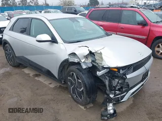 2023 Hyundai Ioniq 5 SEL z VIN KM8KN4AE9PU155544, wystawiony jako IAAI lot #41725233 z przebiegiem 17 057 mil mil oraz . Historia ofert i sprzedaży dostępna na DreamBid. Obrazek 1.