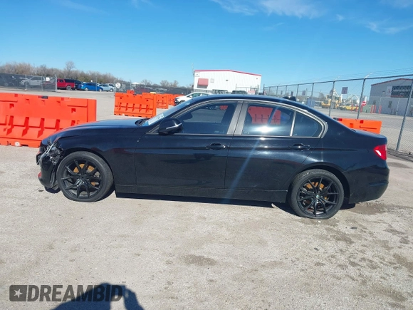 2015 BMW 3 Series 328i with VIN WBA3A5C58FF609161, listed as a IAAI auction lot 41162704 with 117,190 mi miles. Bid and sale history available at carsss.com. Image 14.